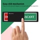 thumbnail image 4 of Cartel de privacidad K KitchenTour magnético, libre/ocupado para puerta, 4 of 7