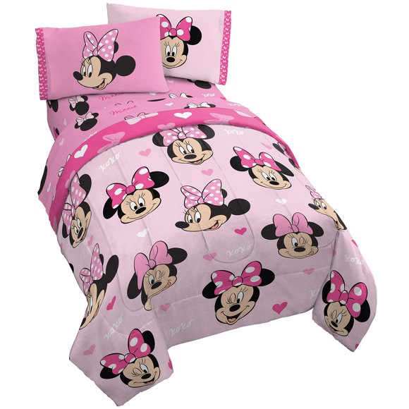 Juego de cama Jay Franco Disney Minnie Mouse Hearts N Love Full