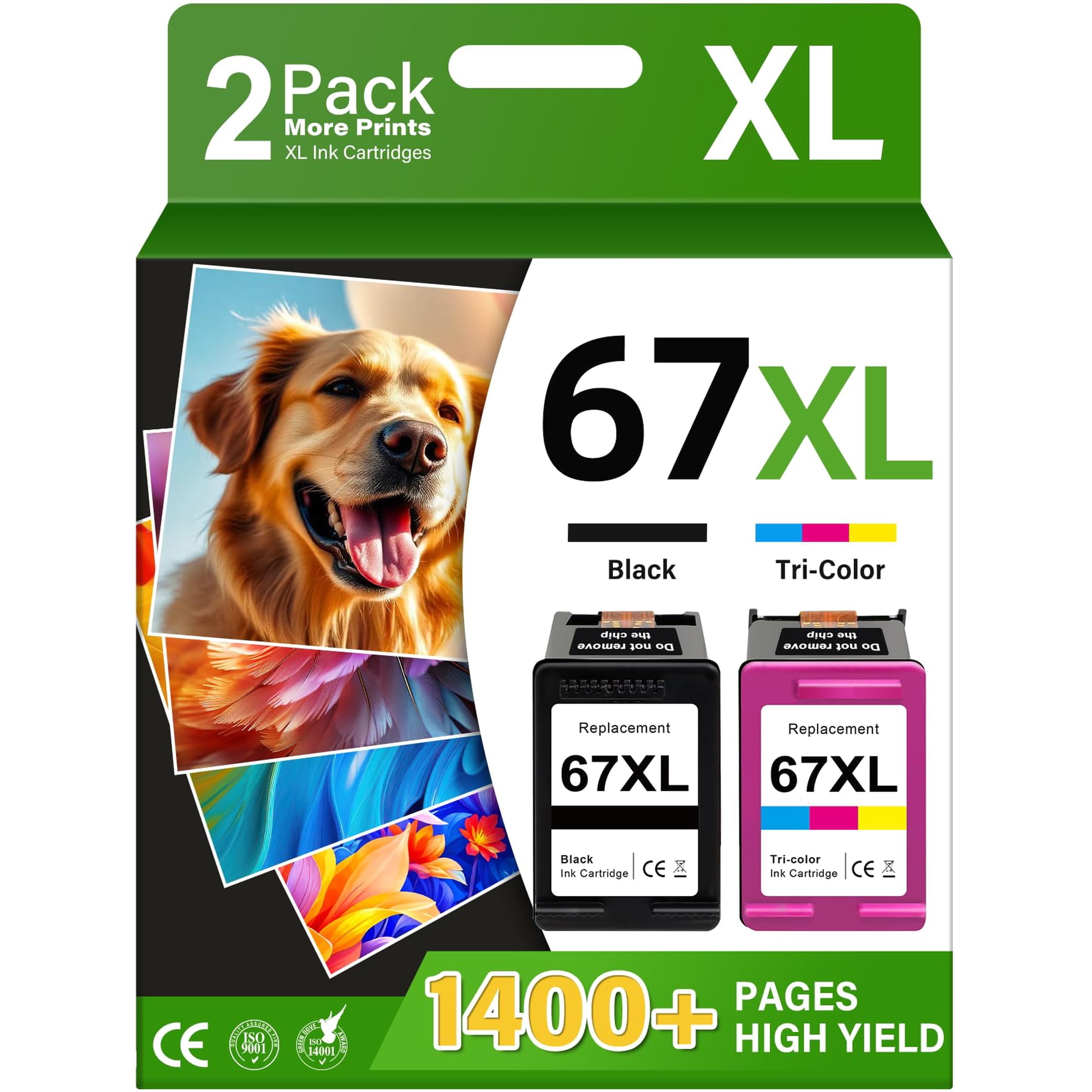 Cartuchos De Tinta Tokyoink 67xl Compatibles Con Hp Ink 67 Negro/color