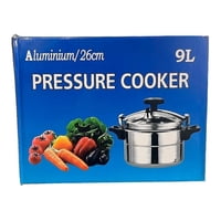 Genérico - Olla A Presion Cocina Hogar Aluminio 9 Litros 26Cm