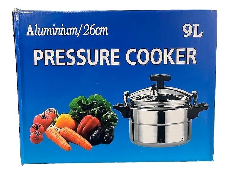 Genérico - Olla A Presion Cocina Hogar Aluminio 9 Litros 26Cm