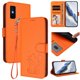 thumbnail image 2 of Funda Billetera con Relieve de Gato para Infinix GT 30 Pro, Naranja, 2 of 6
