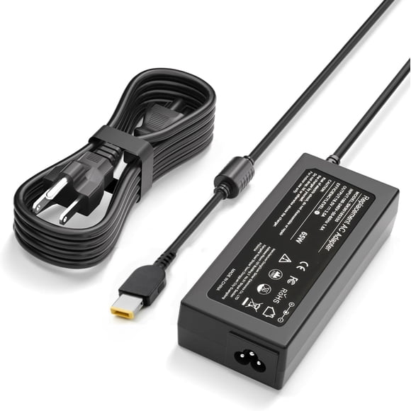 Cargador para laptop de 65W 19.5V compatible con Lenovo ThinkPad