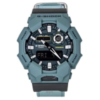Reloj Análogo Digital Para Hombre Casio G-Shock Correa De Tela Dial Azul Quartz Ga-010Ce-2A 200M