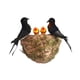 thumbnail image 3 of Nido de golondrina simulado, Nido de Pájaro Artificial, patio, escultura de pájaros hecha a mano, artesanías, bonsái, Nido de Pájaros de Pascua , pararse, 3 of 5