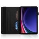 thumbnail image 2 of Funda con relieve del Árbol de la Vida para tablet Samsung Galaxy Tab S10 FE Plus(2025) con soporte, ranuras para tarjetas y soporte para lápiz óptico. Negro, 2 of 6