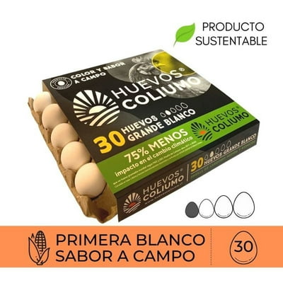 Huevos Premium Grande Blanco 30 Un 30 Un Coliumo