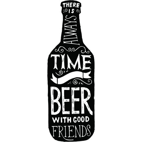Rienda Libre Graphics - Decomural Beer And Friends Alcohol Ws-46164