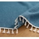 thumbnail image 1 of Mantel Rectangular Impermeable con Fleco 140x220 cm - Azul Petróleo, 1 of 2