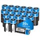 thumbnail image 1 of Batería AHJ CR123A 3V de Litio 1600mAh Paquete de 20 No Recargable, 1 of 8
