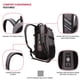 thumbnail image 2 of Mochila SwissGear 3598 Narrow Daypack 15.9 L para viajes diarios, color gris, 2 of 9