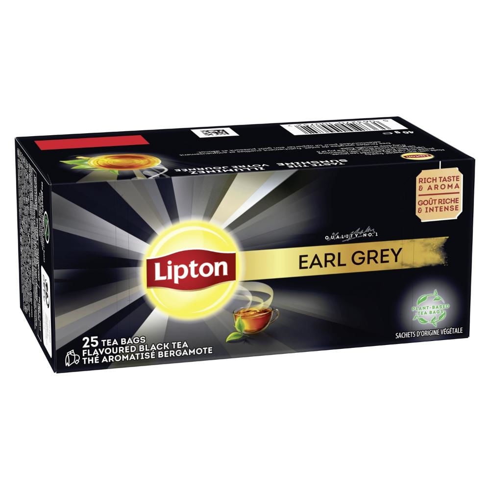 Té Negro Earl Grey En Bolsitas 25 Un Liptón
