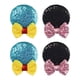 thumbnail image 3 of 2 Pares De Pinzas Para El Pelo Con Orejas De Ratón Bonitas Para Decoración De Halloween Princesa Cosplay Negro Y Azul, 3 of 5