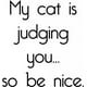 thumbnail image 1 of Decomural My Cat Is Judging You Pet WS-41492, 1 of 2