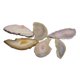 thumbnail image 3 of 6 piezas de ágata natural pulida cristal de cuarzo rebanada colgante crudo gris, 3 of 5