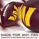 thumbnail image 2 of Foam Football Franklin Sports NFL Washington Commanders 8.5, 2 of 8