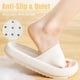 thumbnail image 3 of Zapatillas Rosyclo Cloud, antideslizantes, suaves y gruesas, suela de 4 cm, color blanco, 3 of 5