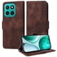 thumbnail image 1 of Carcasa FOXDOCK Honor X8C de cuero PU, diseño acolchado clásico, protección contra caídas y rayones, 1 of 5