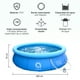 thumbnail image 2 of Piscina Inflable con Filtro 3618L 76x300cm Celeste, 2 of 3