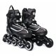 thumbnail image 1 of Patines En Linea Hook Fitness Extensibles Cuero Sintetico Negro, M (37-40), 64 mm, 1 of 3