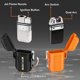 thumbnail image 4 of Encendedor Laffizz impermeable, paquete de 2 unidades, resistente al viento, recargable por USB, 4 of 6