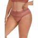 thumbnail image 4 of INSPIRE CHIC Bragas de Encaje de Corte Alto para Mujer Cobertura Completa de Cintura Alta Bragas de Encaje 3X-Large Naranja Oscuro, 4 of 4