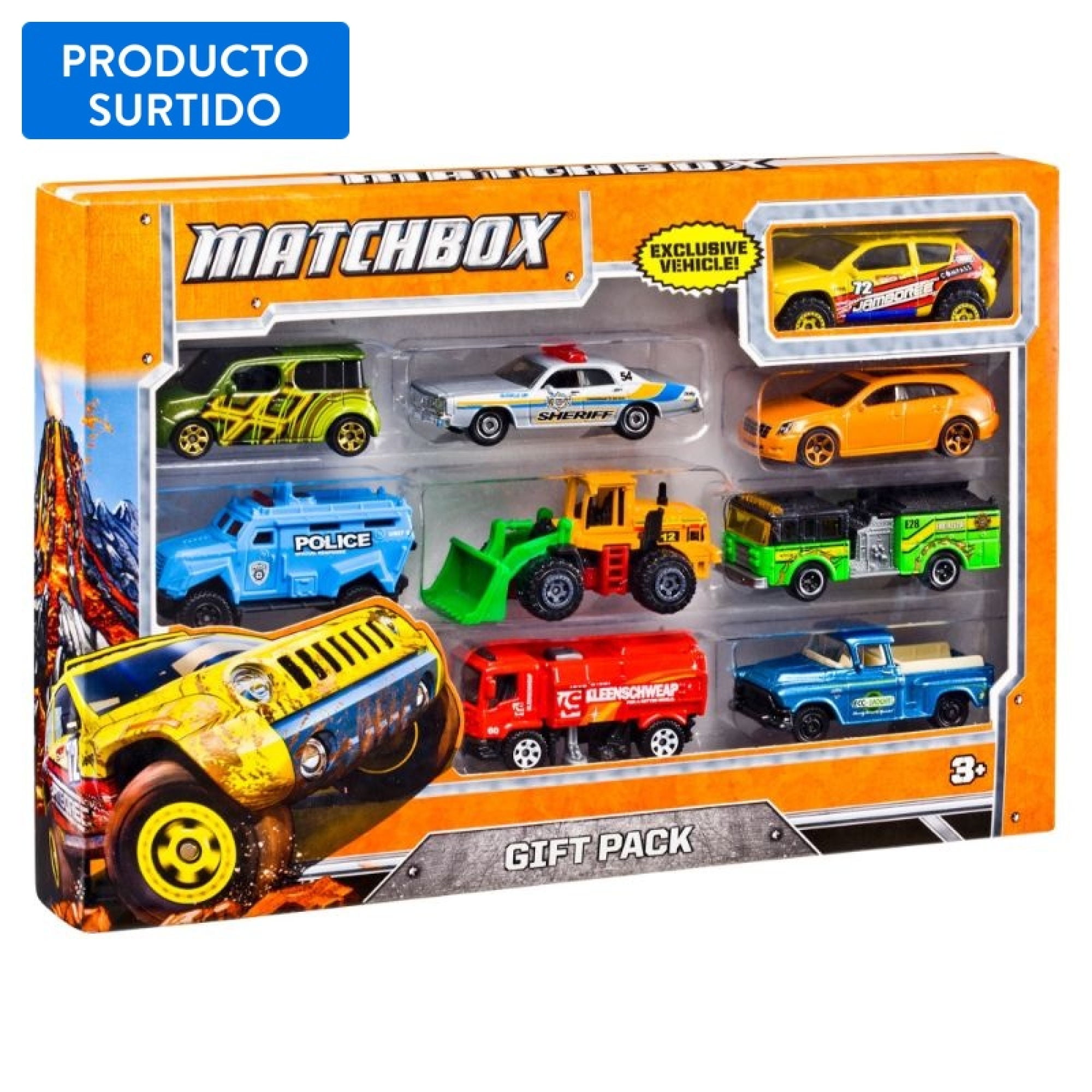 Matchbox - Autos Y Camiones Basicos X9