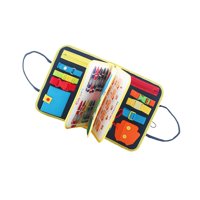 Magideal - Juguetes Montessori, Tablero Ocupado, Aprendizaje De Habilidades Motoras , Juguete Sensorial Educativo, Juguete Ocupado Para Viajar, Juguete Para Estilo A