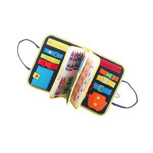 Magideal - Juguetes Montessori, Tablero Ocupado, Aprendizaje De Habilidades Motoras , Juguete Sensorial Educativo, Juguete Ocupado Para Viajar, Juguete Para Estilo A