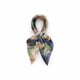 thumbnail image 1 of Pañuelo tipo seda 70 x 70 estampado floral con libélulas elegante verde Talla Única, 1 of 4