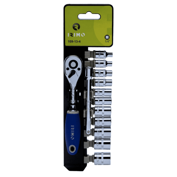 Set Boca Llaves Tubos Acc Enc 1/4'' 13 Piezas Irimo De Bahco