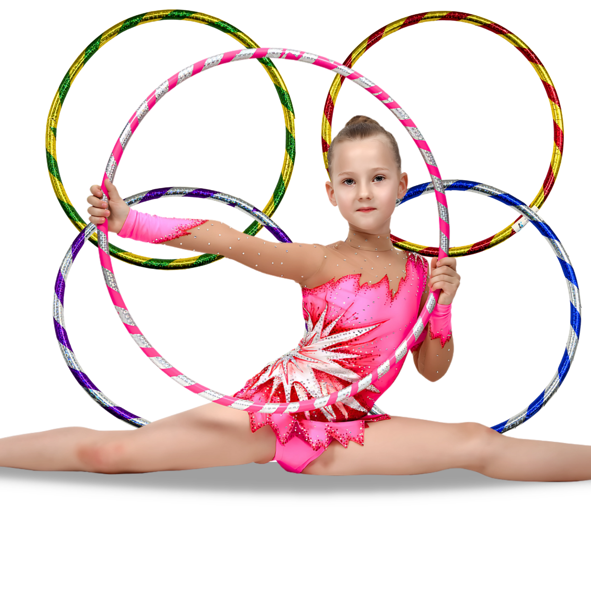 Linea Sport - Pack X5 Hula Hula Deportivo De 50 Cm