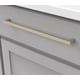 thumbnail image 3 of Tirador para gabinete Hickory Hardware Skylight 22,4 cm latón cepillado, 3 of 9