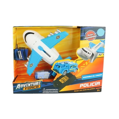 Vehiculo Avion Y Auto Policia  Adventure Force