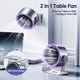 thumbnail image 3 of Ventilador de escritorio Coolhill USB de 100 velocidades con Turbo Airflow Purple, 3 of 8