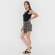 thumbnail image 4 of Skort Mujer Nuedo Print Portugal Negro Corona, 4 of 5