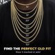 thumbnail image 5 of Collar de cadena tipo cuerda GLD 4 mm 51 cm chapado en oro blanco de 14K, 5 of 9