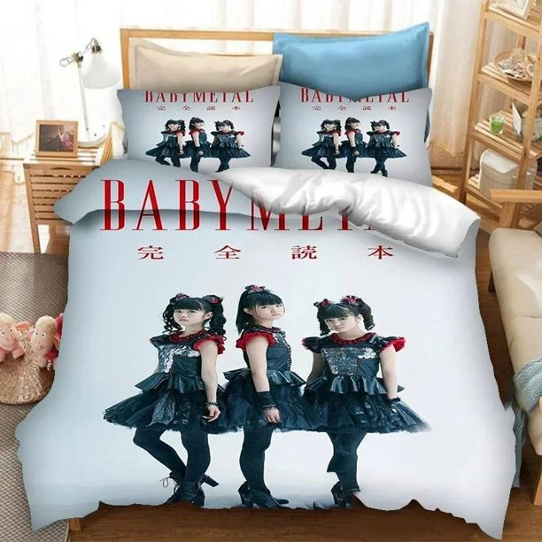 ed Babymetal Band All Season Bedding Set Boys Girls Twin Queen Size Duvet Cover Pillowcase Bed Kids AdultBed Sheets