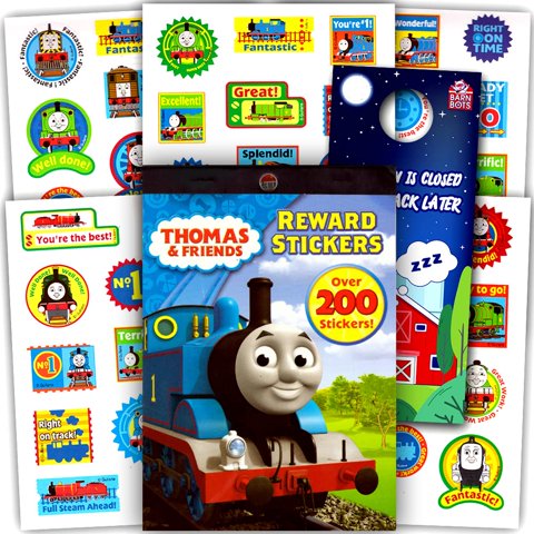 Bloc De Pegatinas Thomas & Friends Con 200 Pegatinas De Recompensa Y Regalo