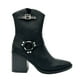 thumbnail image 3 of Bota Cowboy para Mujer Color Negro con Hebilla y Aros, 3 of 5