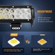 thumbnail image 5 of Barra de luces LED Nilight ZH016, 30 cm, 72 W, combinación de puntos con 2 luces antiniebla, 5 of 9