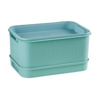 Magideal - Bandeja De Semillas Bandeja Mini Kits De Germinación De Invernadero Bandeja De Inicio De Semillas Multipropósito Para Brócoli Perilla Perilla Alfalfa Azul