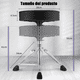 thumbnail image 2 of Sillin Para Batería Piso Taburete Redondo Altura Ajustable, 2 of 6
