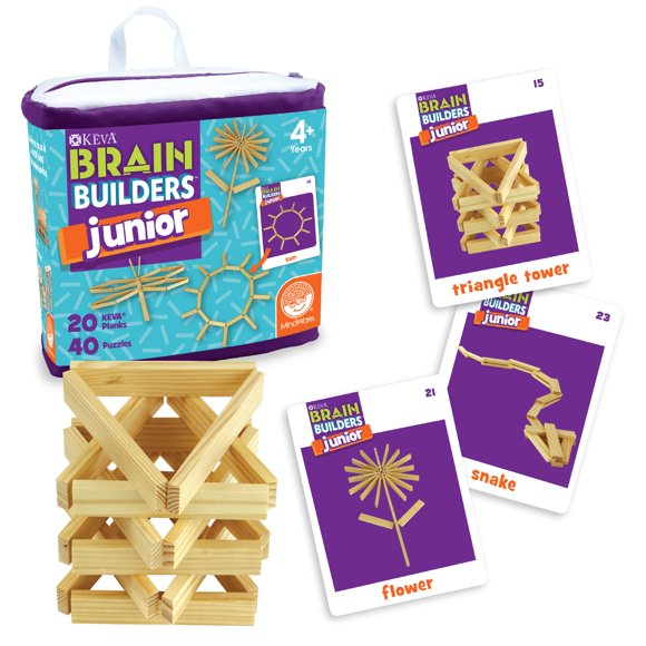 Set de Rompecabezas de 40 Piezas Brain Builders de MindWare