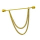 thumbnail image 2 of Clips De Cuello Con Cadena Camisa Abotonada Pin Metal Hombres Camisa Collar Pins Aureate, 2 of 3