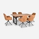 thumbnail image 2 of Juego De Comedor Florencia Rectangular 6 Sillas Natural - Sc, 2 of 8