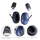 thumbnail image 2 of Orejeras ajustables para casco con cancelación de ruido HUARUI Blue, 2 of 4