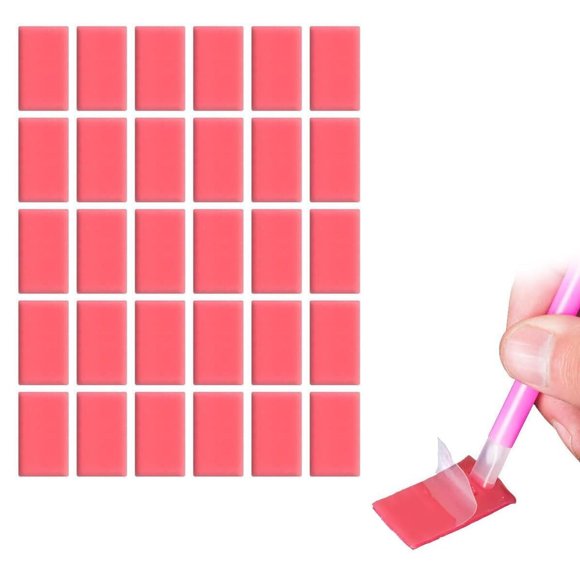 30 piezas de cera adhesiva para diamond painting y manualidades
