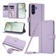 thumbnail image 1 of Samsung Galaxy A18 Funda con Ranuras para 9 Tarjetas, Morado Claro, 1 of 6
