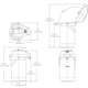 thumbnail image 2 of Palanca Airpot 32125 De Acero Inoxidable De 2 5 L, 2 of 2